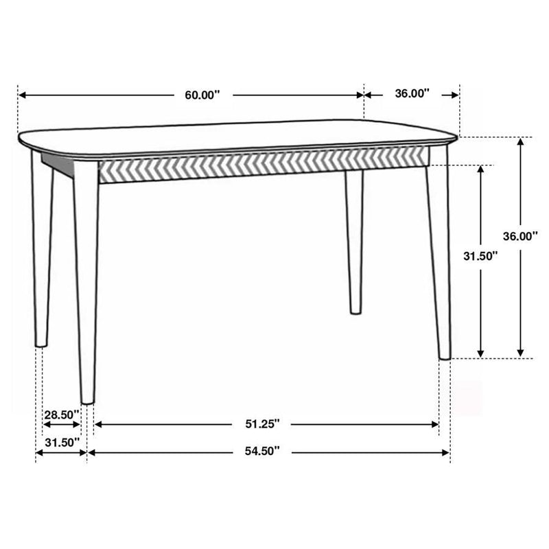 Partridge - Rectangular Counter Height Table - Natural Sheesham