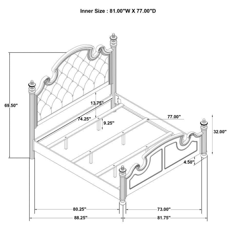 Celina - Bedroom Set With Upholstered Headboard