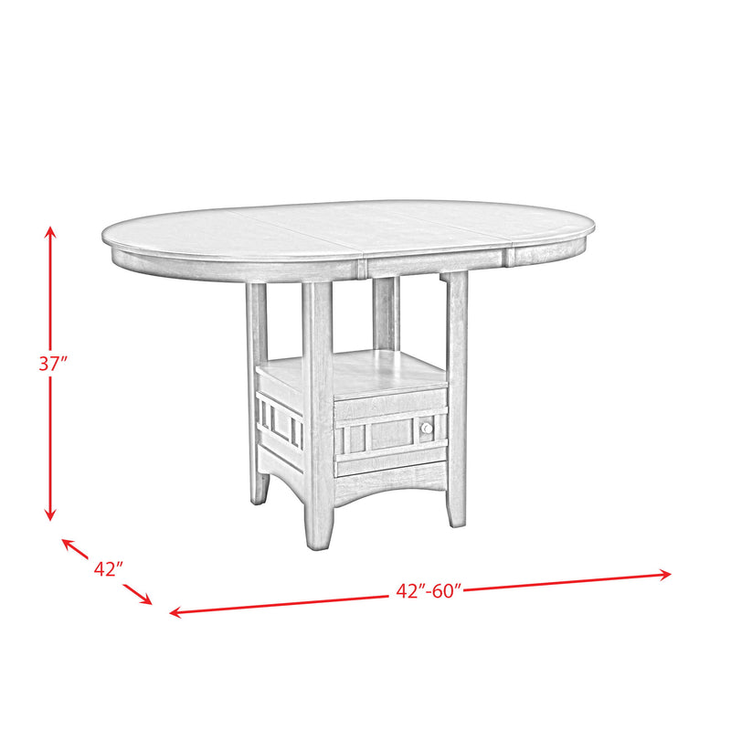 Justina - Sofa Table - White / Grey