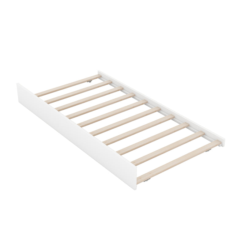 Twin Size Daybed with Trundle, White