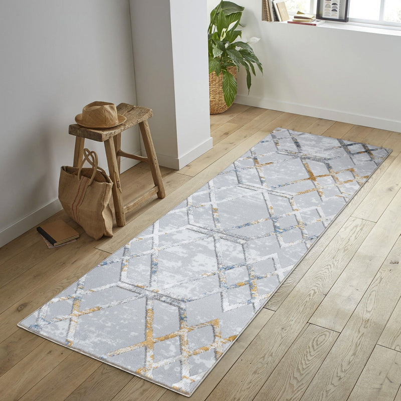 Nova - 5'3" X 7' Polypropylene Area Rug - Multi