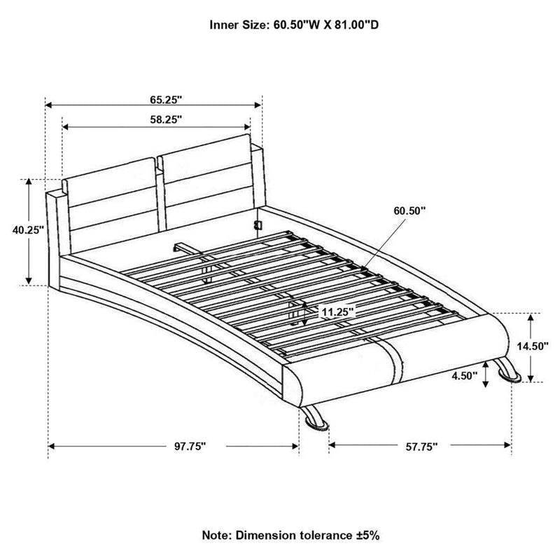 Jeremaine - Upholstered Bed