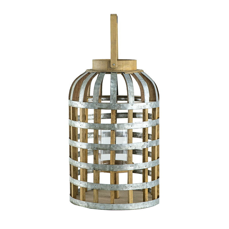 Decorative Lantern With Handle, Wooden Lantern For Indoor / Outdoor, Home Garden Wedding