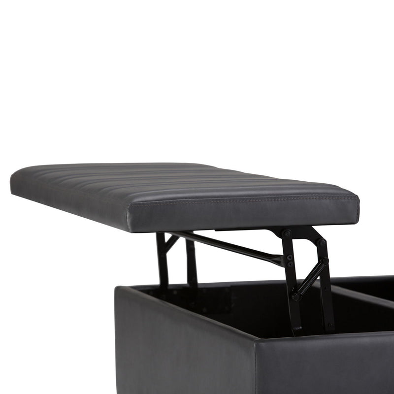 Ellis - Coffee Table Storage Ottoman