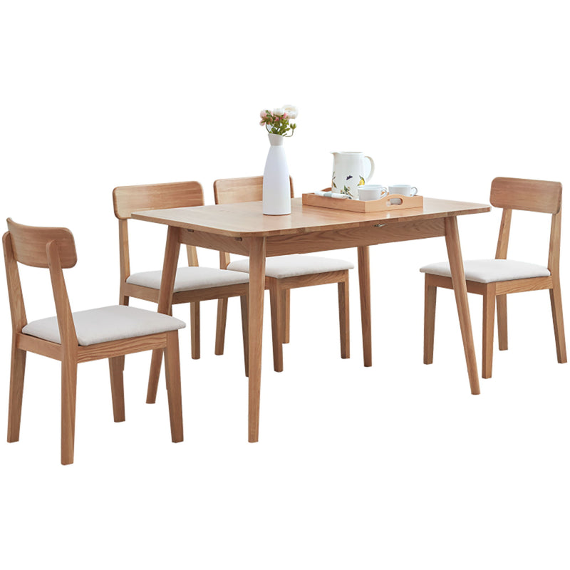 Round Corner Diagonal Leg Telescopic Table For 6 - 8 People To Meet Dining Table