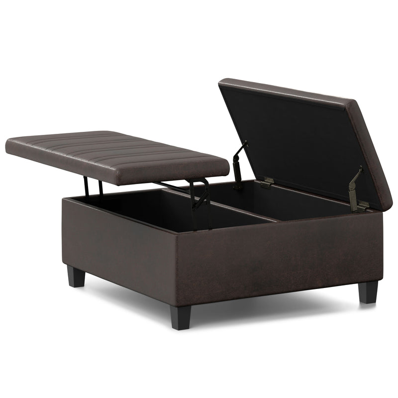 Ellis - Coffee Table Storage Ottoman