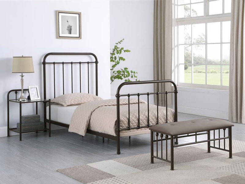 Livingston - Kids & Teens Panel Metal Bed