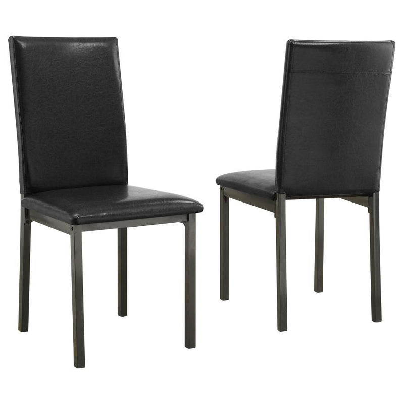 Garza - Upholstered Dining Chairs (Set of 2) - Black