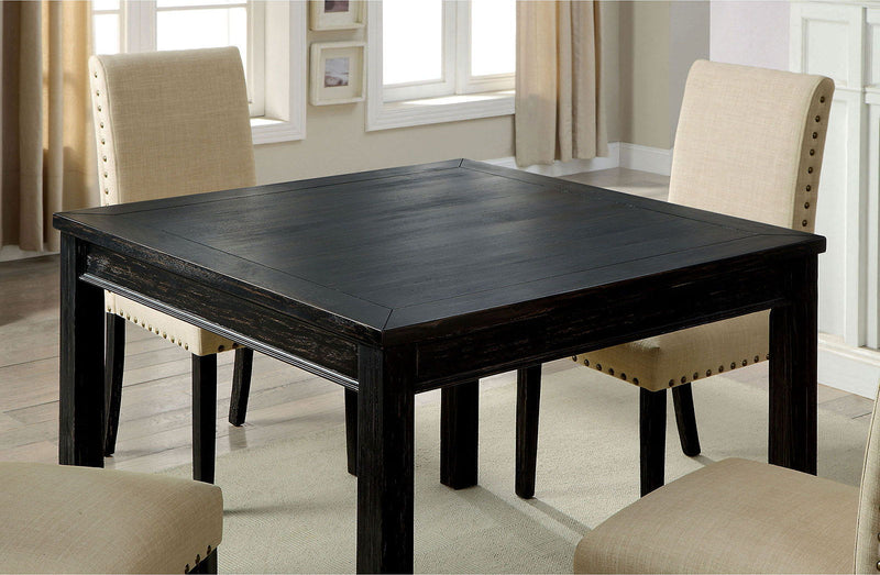 Kristie - 5 Piece Dining Table Set - Antique Black