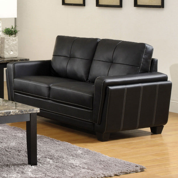 Blacksburg - Loveseat - Black