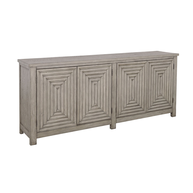 Spalding - Four Door Credenza - Gray