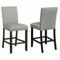 Kentfield - Solid Back Upholstered Stools (Set of 2)