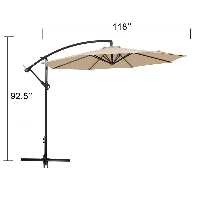 10FT Outdoor Table Market Patio Umbrella for Garden, Deck, Backyard and Pool - Atlantic Fine Furniture Inc