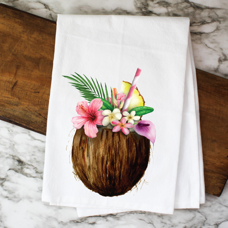 Blue Coconut Surprise - Kitchen Towel