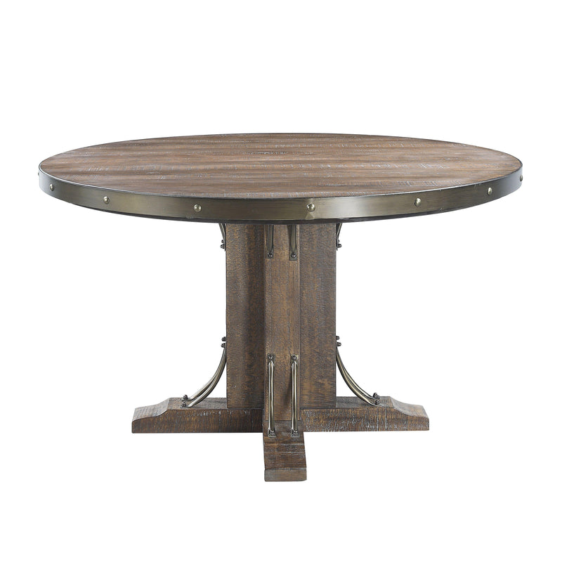 Raphaela - Dining Table - Weathered Cherry Finish - 30"