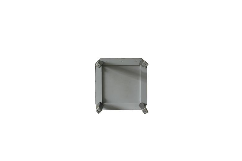 House - Beatrice End Table - Charcoal & Light Gray Finish