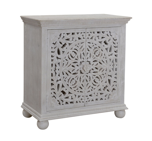 Bree - Two Door Cabinet - Sandblast Whitewash