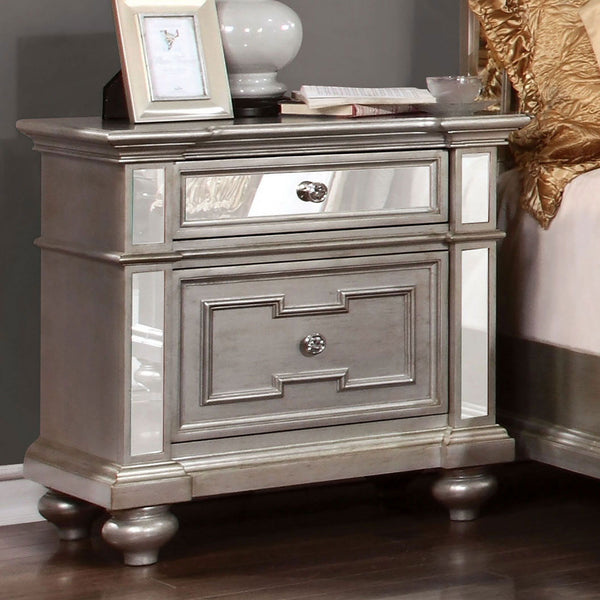 Salamanca - Nightstand - Silver