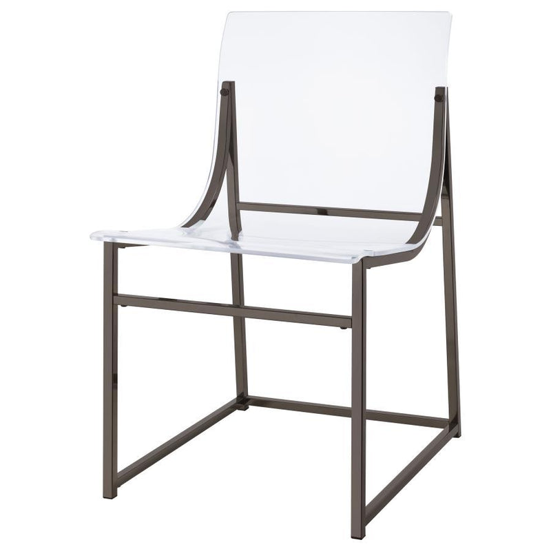 Adino - Acrylic Dining Side Chair (Set of 2) - Clear