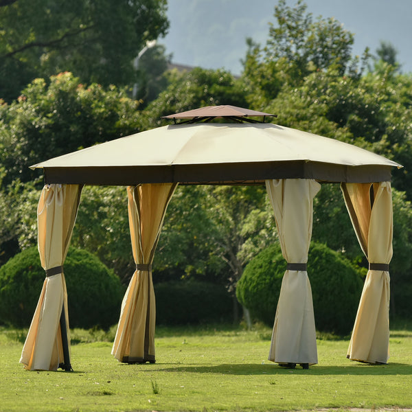 U-Style Gazebo Canopy Soft Top Outdoor Patio Gazebo Tent Garden Canopy For Your Yard - Patio - Garden - Outdoor Or Party