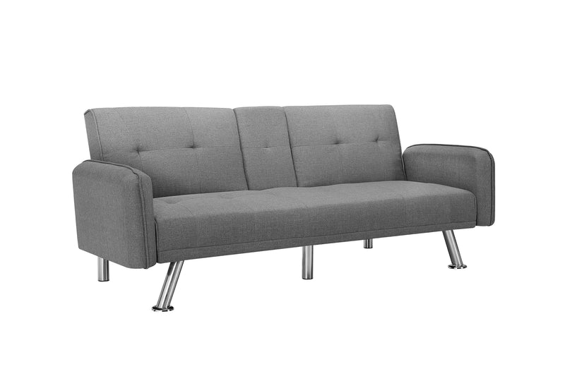 SLEEPER SOFA LIGHT GREY（same as W22339669。Size difference, See Details in page.）