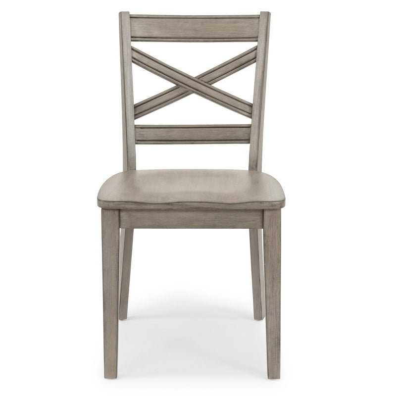 Walker - Dining Chair (Set of 2) - Wood - Dark Gray - 34.5"