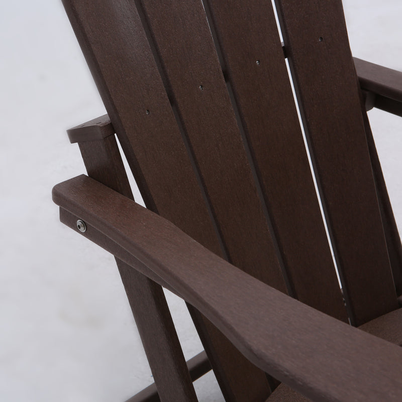 Classic Solid All-weather Folding HDPE Adirondack Chair