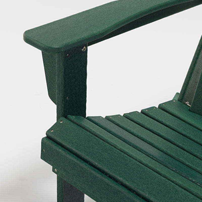 Classic Solid All-weather Folding HDPE Adirondack Chair