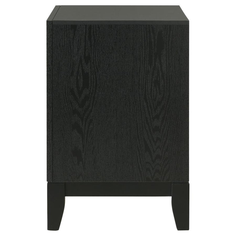 Valencia - Nightstand - Light Brown And Black