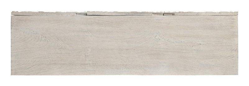 Triolia - Three Door Credenza - Weathered White