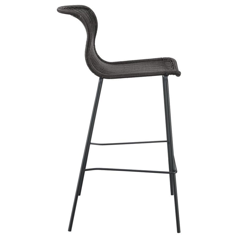 Mckinley - Upholstered Bar Stools With Footrest (Set of 2)