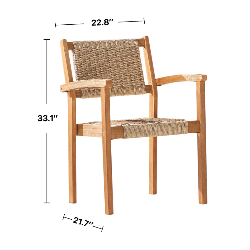 Chesapeake Wood Dining Chair - Set of 2