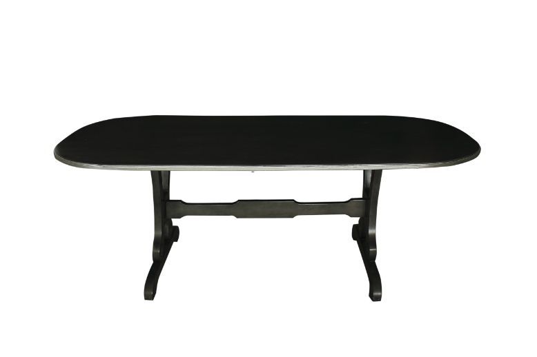 House - Beatrice Dining Table - Charcoal Finish