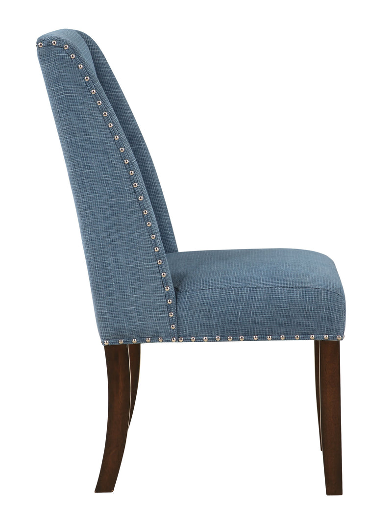 Lambert - Accent Dining Chair (Set of 2) - Brown / Blue