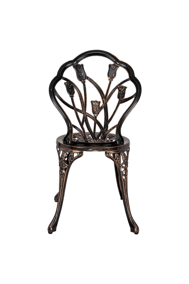 CAST ALUMINUM BISTRO TULIP SET