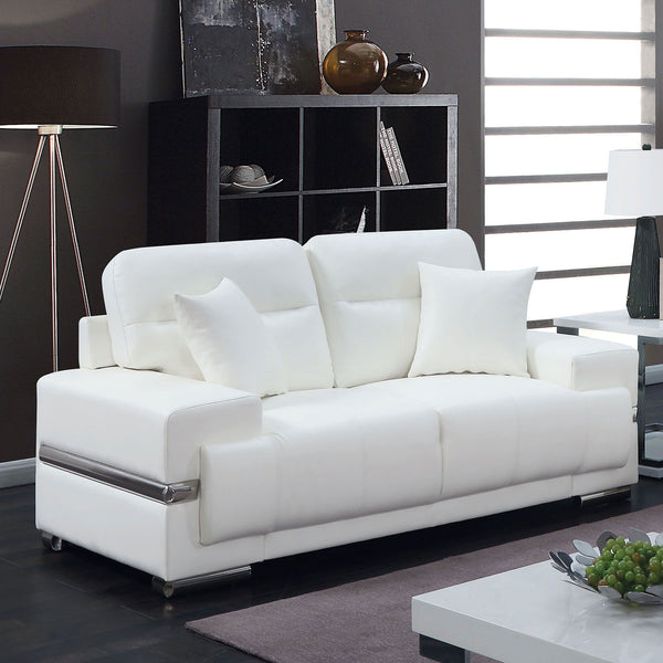 Zibak - Loveseat - White