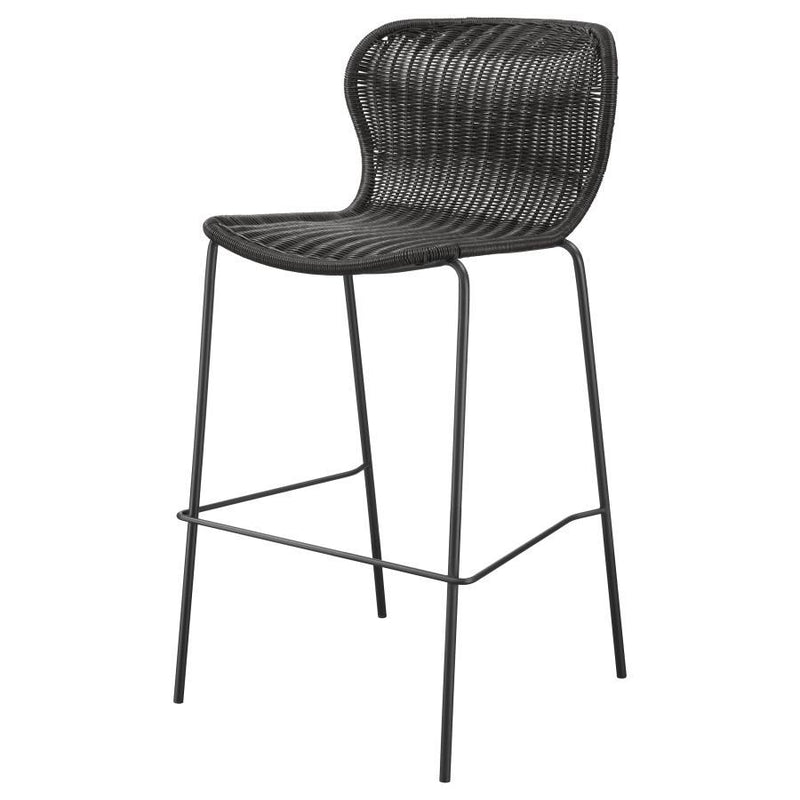 Mckinley - Upholstered Bar Stools With Footrest (Set of 2)