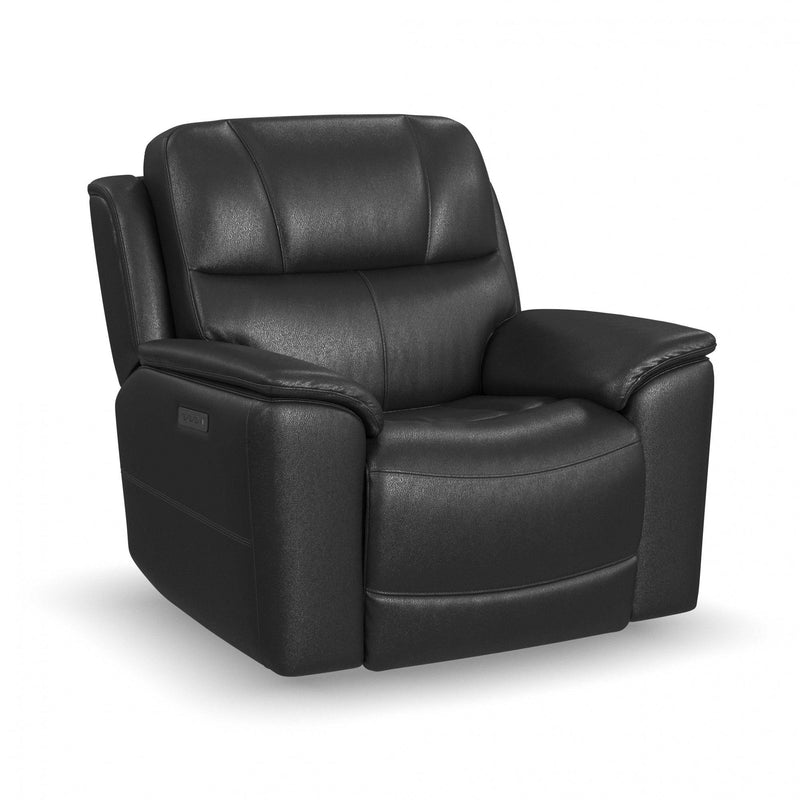 Crew - Power Recliner With Power Headrest & Lumbar - Black