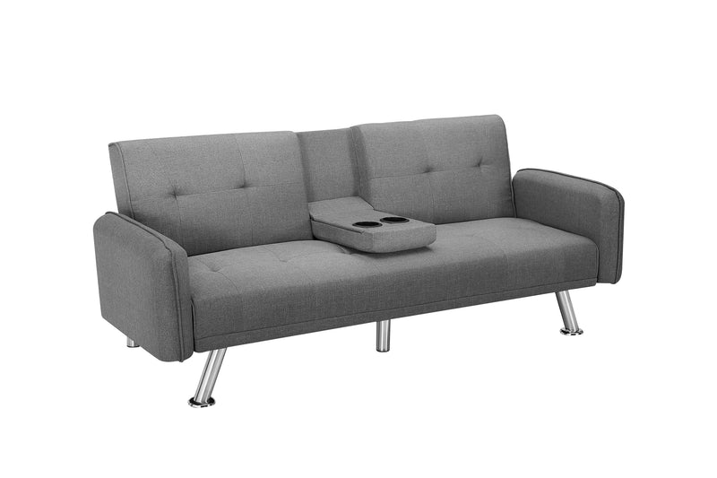 SLEEPER SOFA LIGHT GREY（same as W22339669。Size difference, See Details in page.）