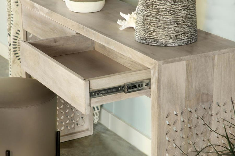 Rickman - Rectangular 2-Drawer Console Table - White Washed