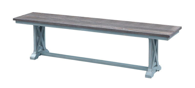 Bar Harbor - Dining Bench - Blue