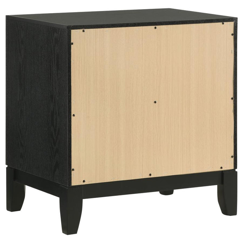 Valencia - Nightstand - Light Brown And Black