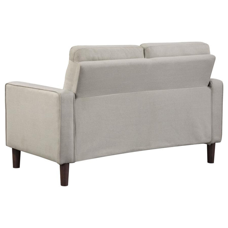 Bowen - Upholstered Track Arms Tufted Sofa Set