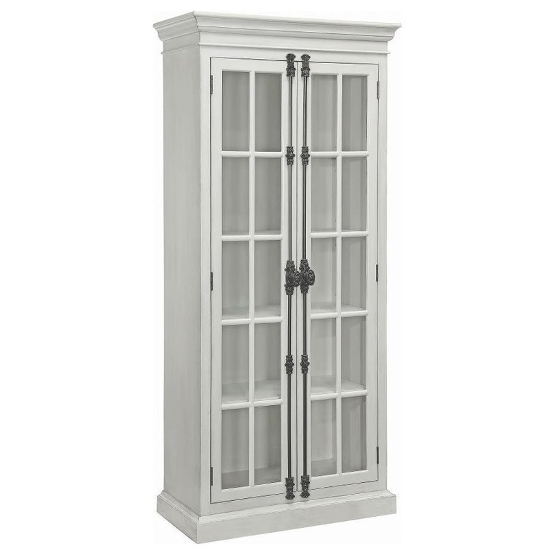 Toni - 2-Door Tall Cabinet - Antique White