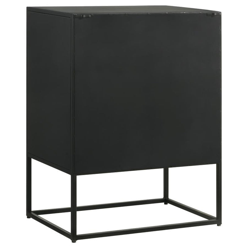 Alcoa - 3-Drawer Accent Cabinet - Black