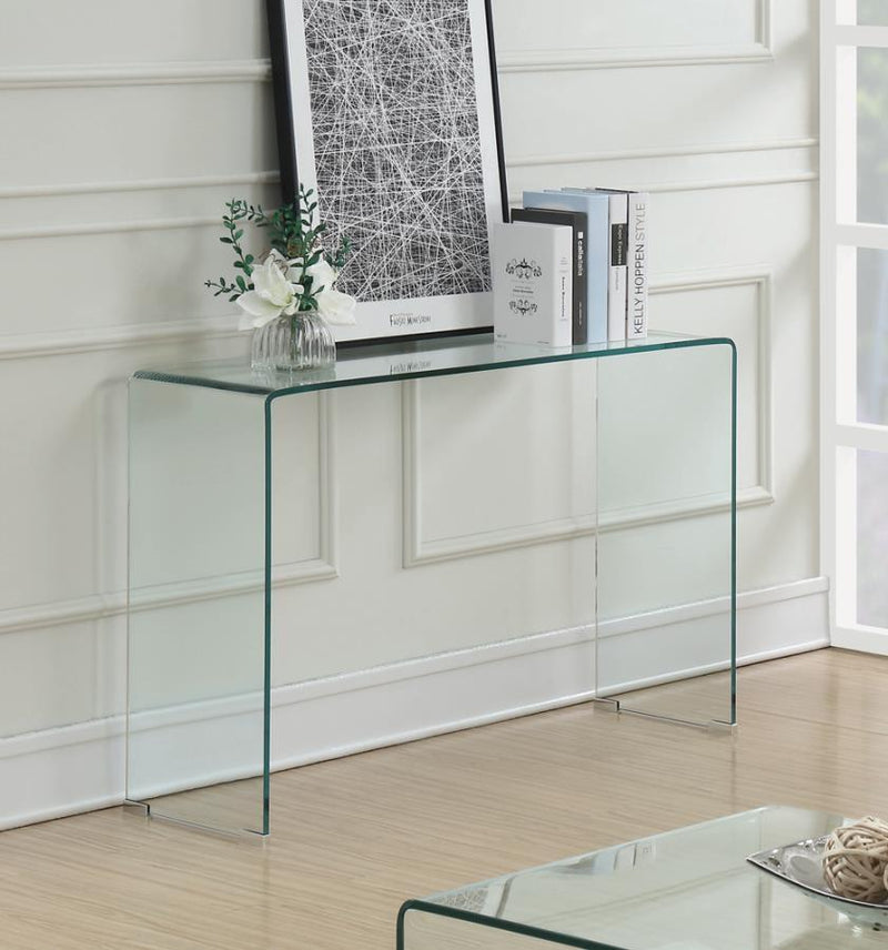 Ripley - Rectangular Sofa Table - Clear