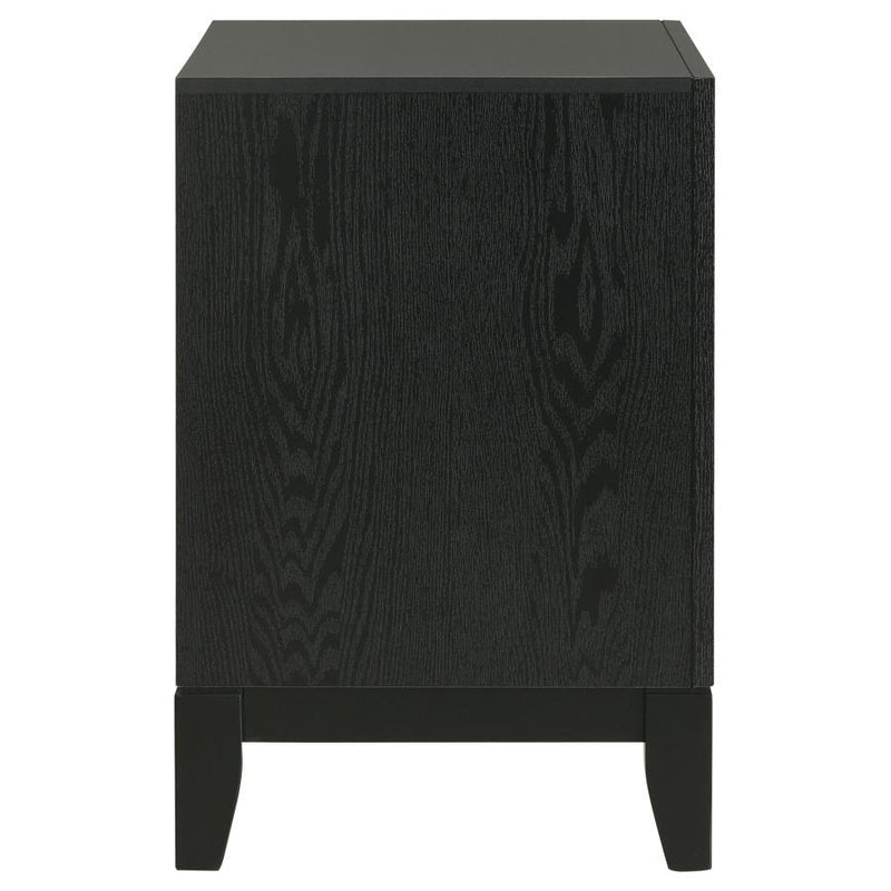 Valencia - Nightstand - Light Brown And Black