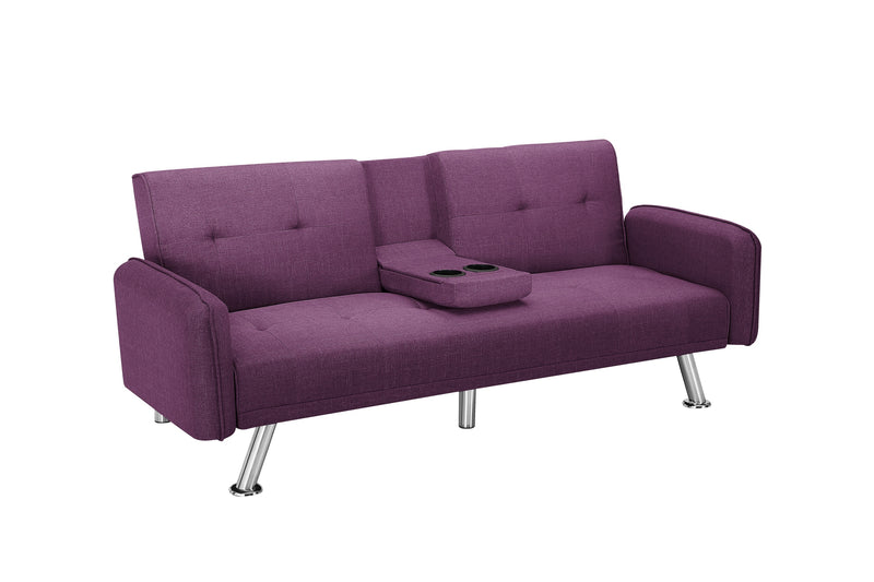 SLEEPER SOFA PURPLE COLOR（same  as W22339671。Size difference, See Details in page.）