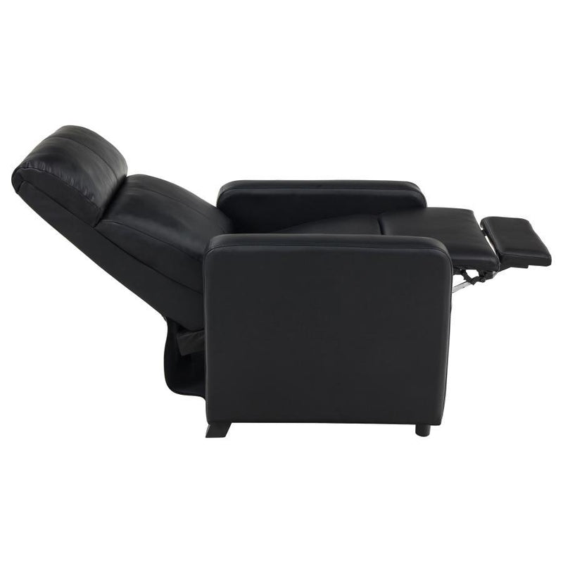 Toohey - Home Theater Push Back Recliner - Black