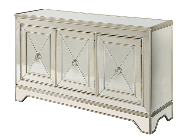 Galaxy - Three Door Credenza - Prospect Metallic Gold